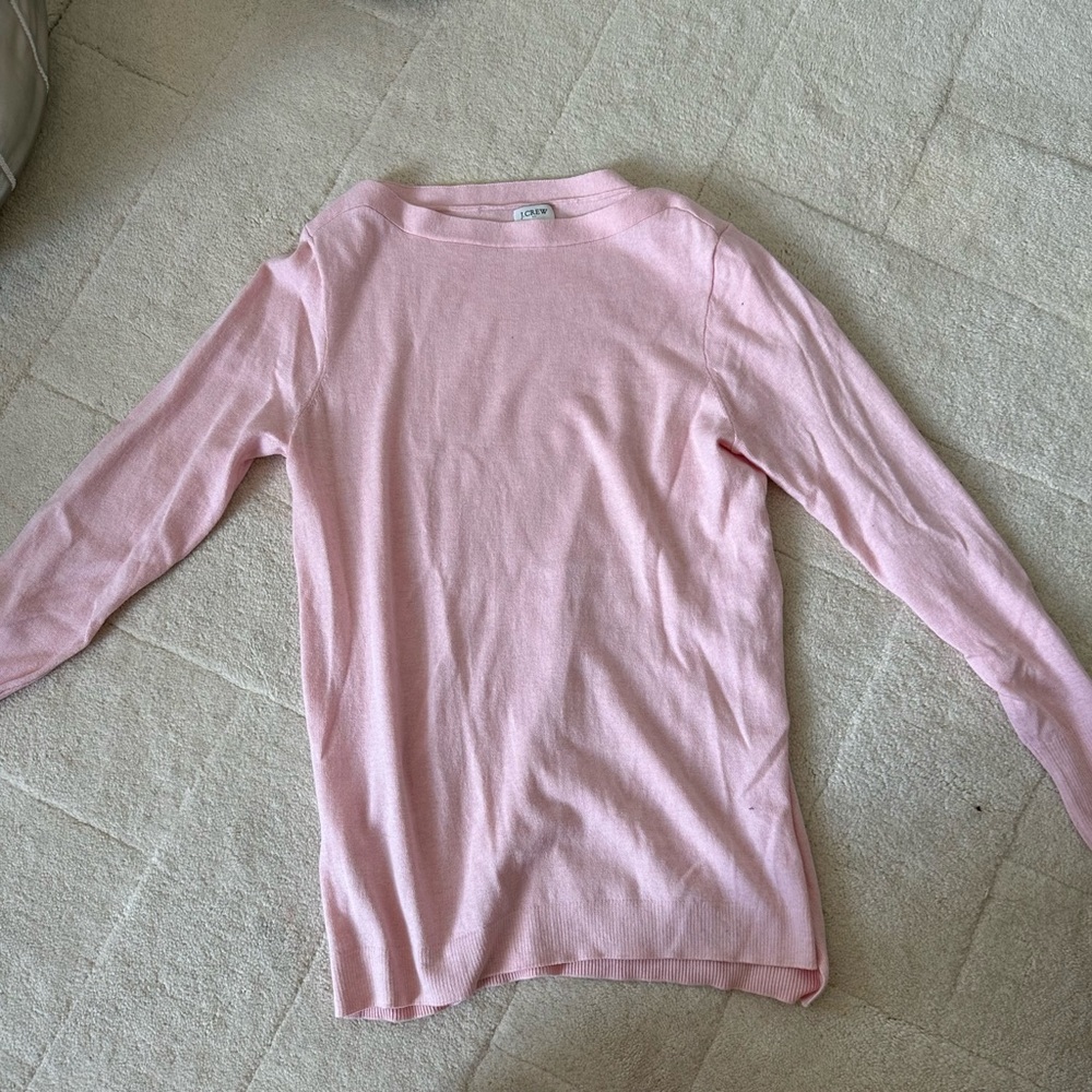 J.Crew light pink sweater